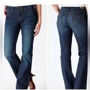 Levi's Women's 526 Slender Boot Cut Jeans - Dark Blue